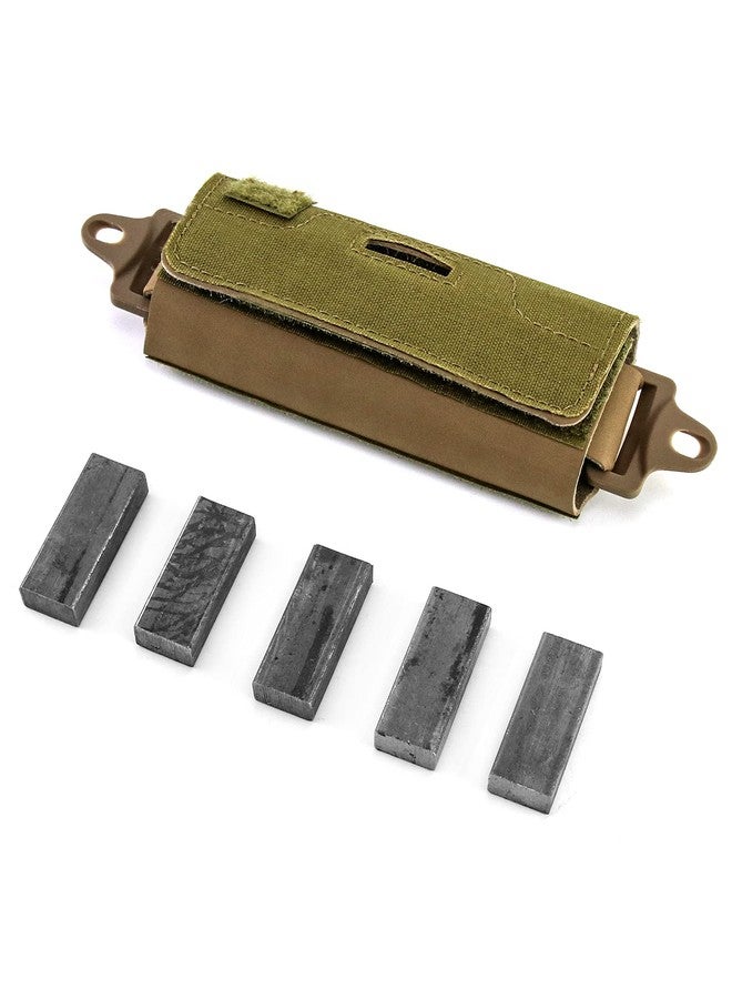 كيو دبليو او ار كي حقيبة أوزان موازنة للخوذة من QWORK، جراب أوزان موازنة للخوذة التكتيكية مع نظارات الرؤية الليلية، متوافق مع خوذات OPS Fast BJ PJ MH التكتيكية وملحقاتها، لون تان - Image 1